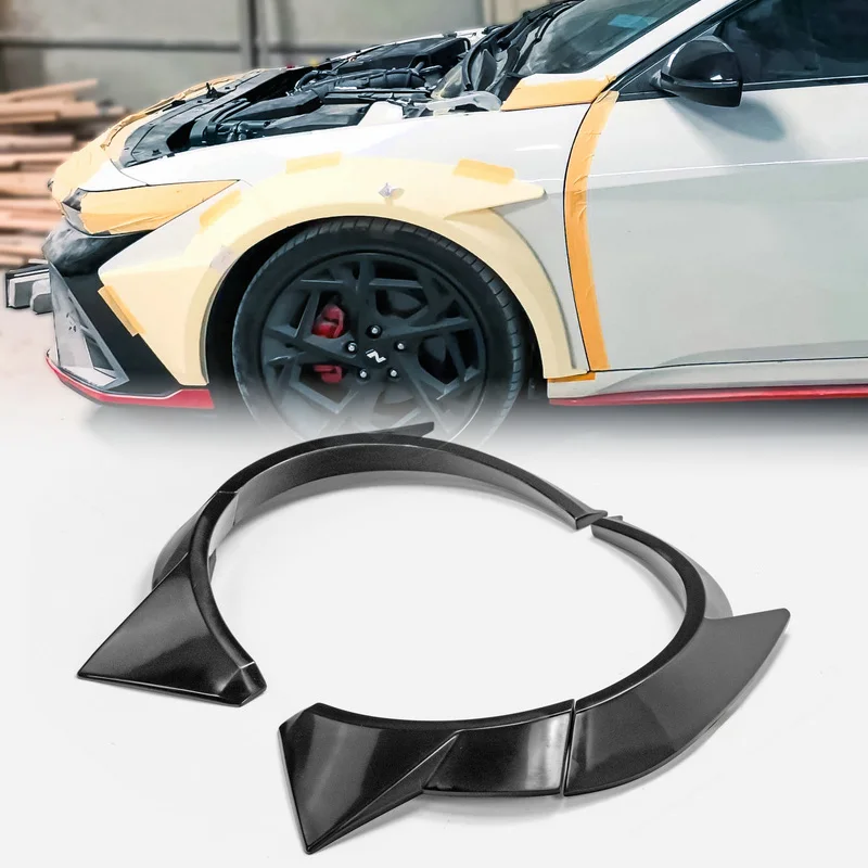 For Elantra/Avante (CN7) EPA STANCE Front Wide Fender +80mm 4Pcs(Facelift model) Wide Body Accessory Exterior Body Panel Replace
