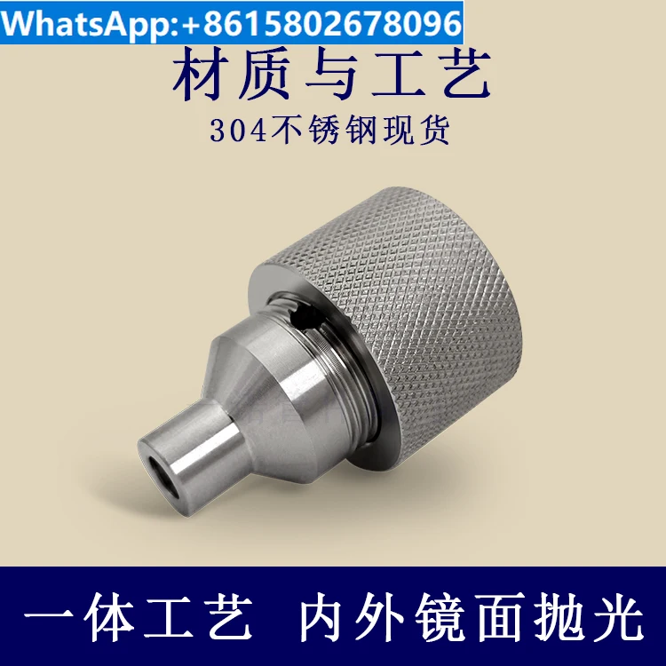 KF High Vacuum Gas Release and Inflation Valve 304 Stainless Steel Clamp Quick Assembly Welding Pipe Fitting Valve 5