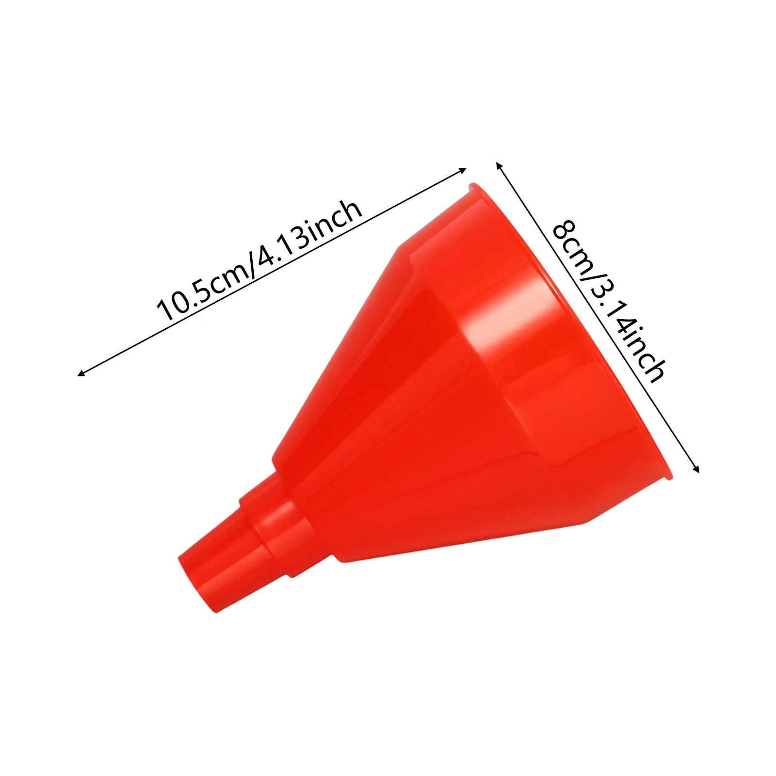 مجموعة قمع بلاستيكي للسيارات ذات فم واسع للوقود والزيت، قمع زاوية قائمة مرنة متعددة الاستخدام لمبرد المياه وزيت المحرك #4