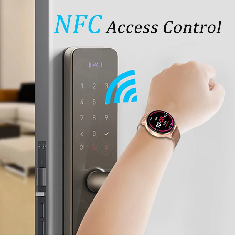 Смарт-часы LIGE NFC с беспроводным зарядным устройством, Смарт-часы с ЭКГ, часы с Bluetooth, наручные часы с функцией звонка, GPS, спортивный трек, фитнес-браслет, часы