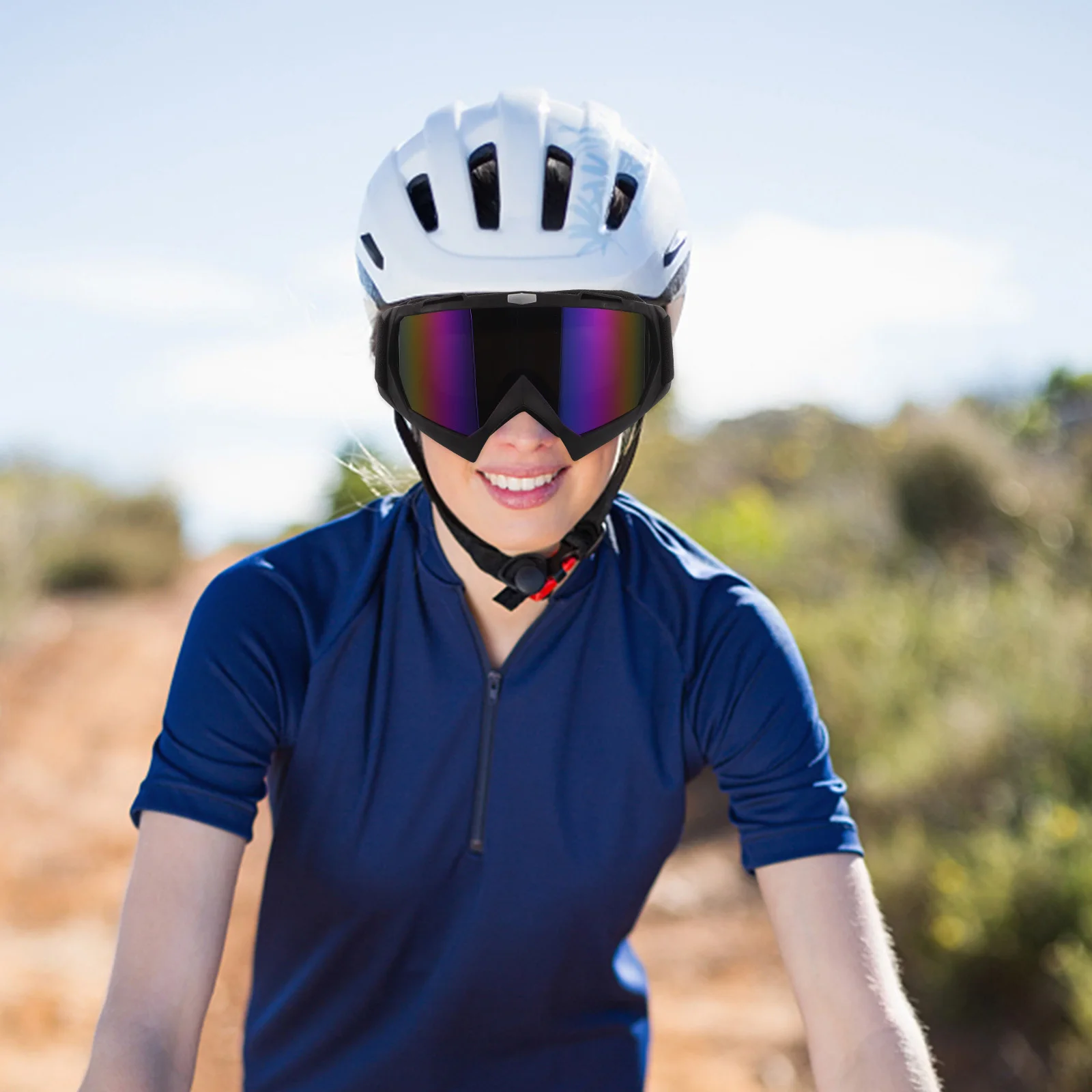 

Windproof Vintage Motorcycle Goggles Protective Riding Glasses for Men Women Dirtbike Off Road Accessories Dirtbike Gear