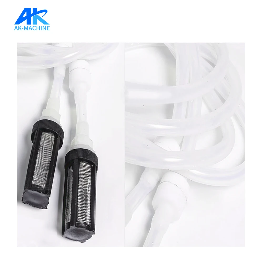 آلة تعبئة السوائل الرقمية شبه الأوتوماتيكية من النوع البسيط الاقتصادي / آلة تعبئة زيت السمك