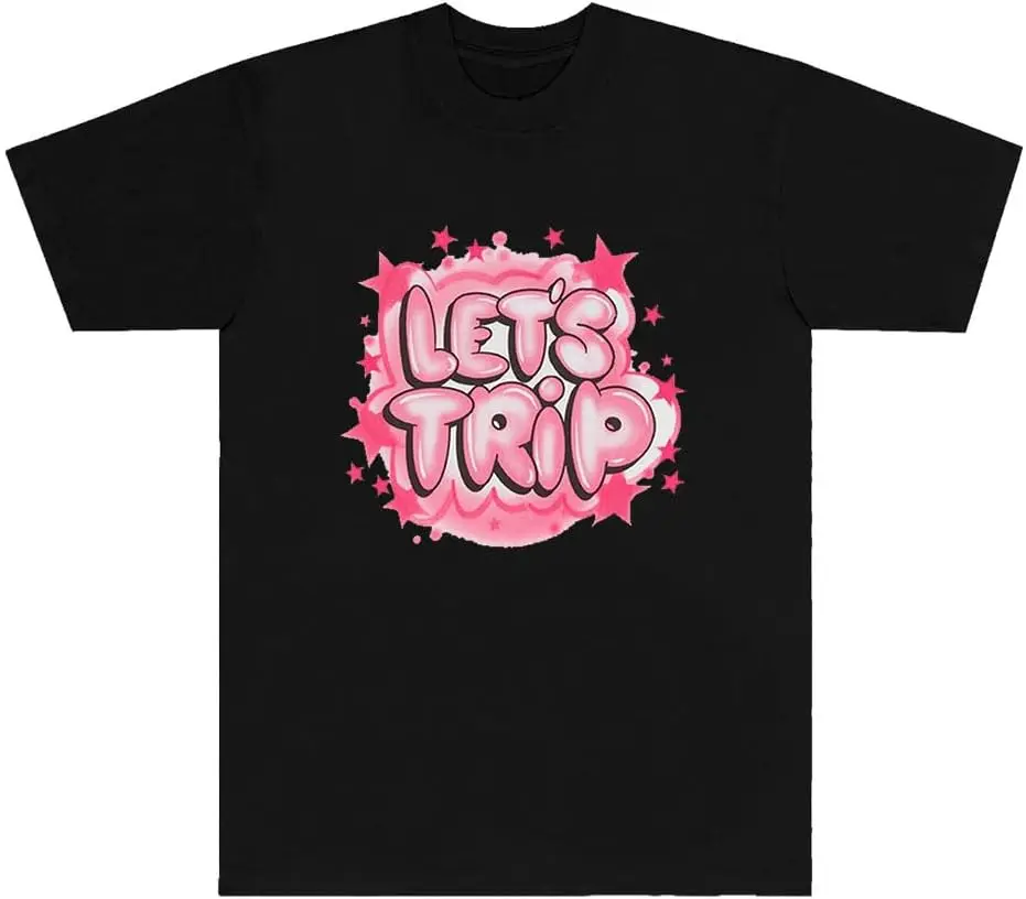 Sturniolo Triplets Let's Trip Airbrush Tee New Logo Merch Women Men Fashion Casual Short Sleeve T-Shirts