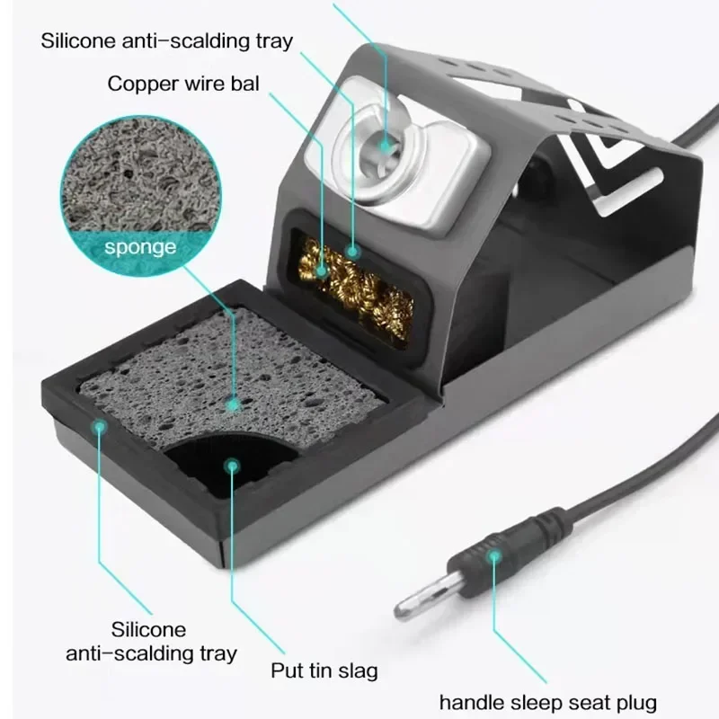 OSS T245 stazione di saldatura elettrica 2S Kit di saldatura a riscaldamento rapido con punte C245 per la riparazione del Chip IC della scheda madre