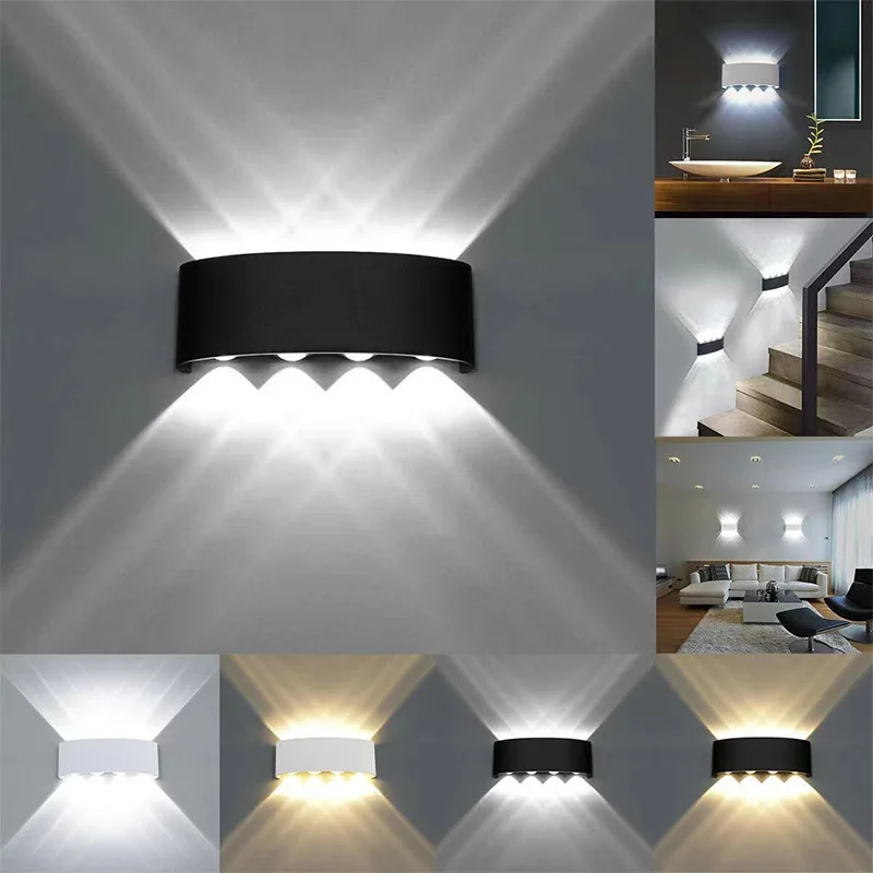 Tuya Smart Op En Neer Led Wandlamp Waterdichte Ip65 Voor Slaapkamer Woonkamer Gang Indoor Buitenverlichting