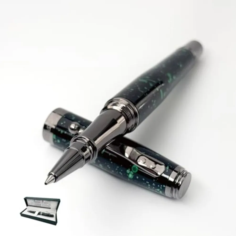 

USA Invincia Vega Rollerball Pen - Starlight Green Multicolor Plated Finish Eye-Catching Writing Instrument