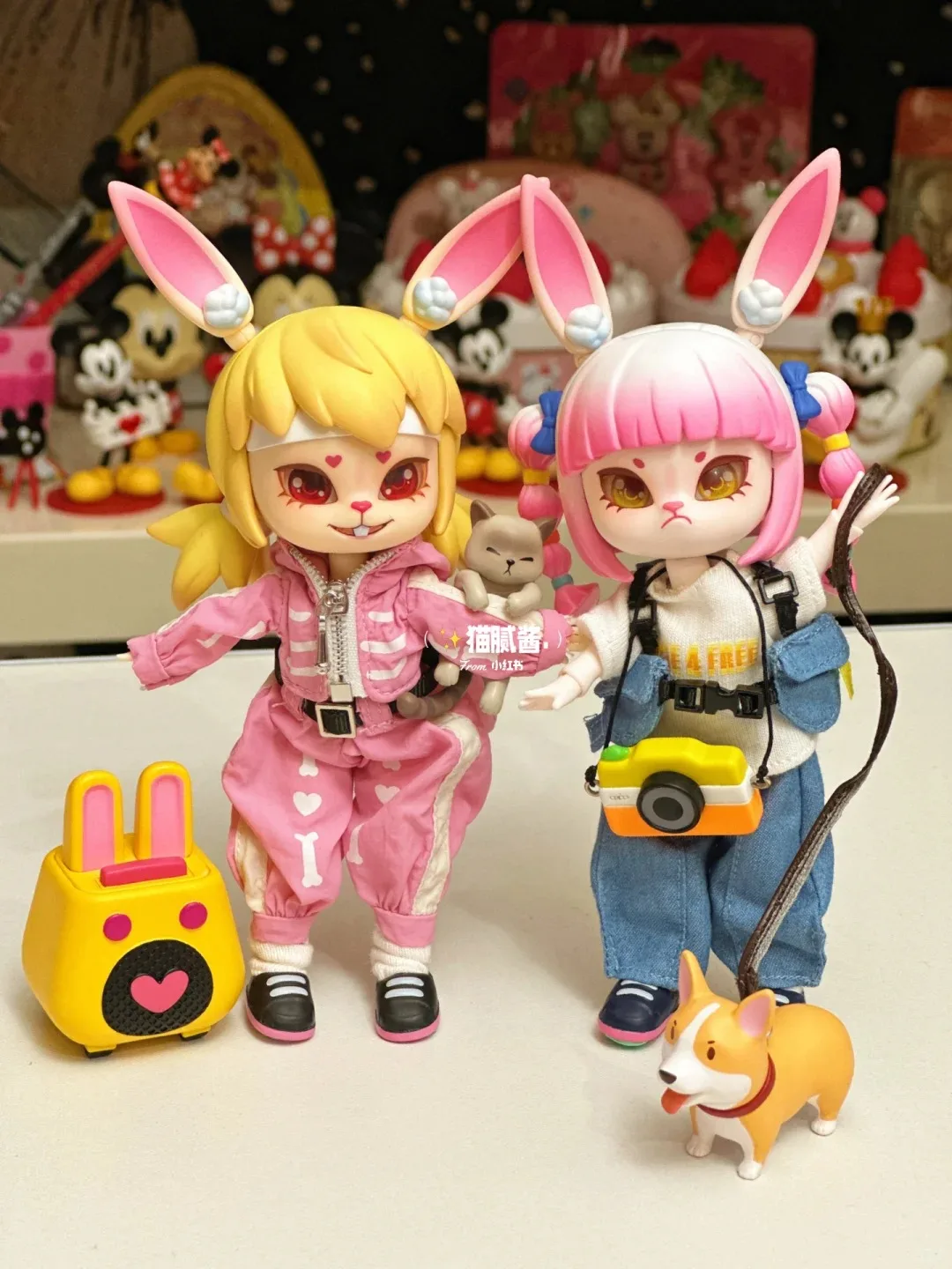 Genuine Bonnie Travel Plan Series Blind Box Movable Rabbit Doll Cute Ob11 1/12 Bjd Character Doll Anime Model Doll Gift Toy Girl view 6