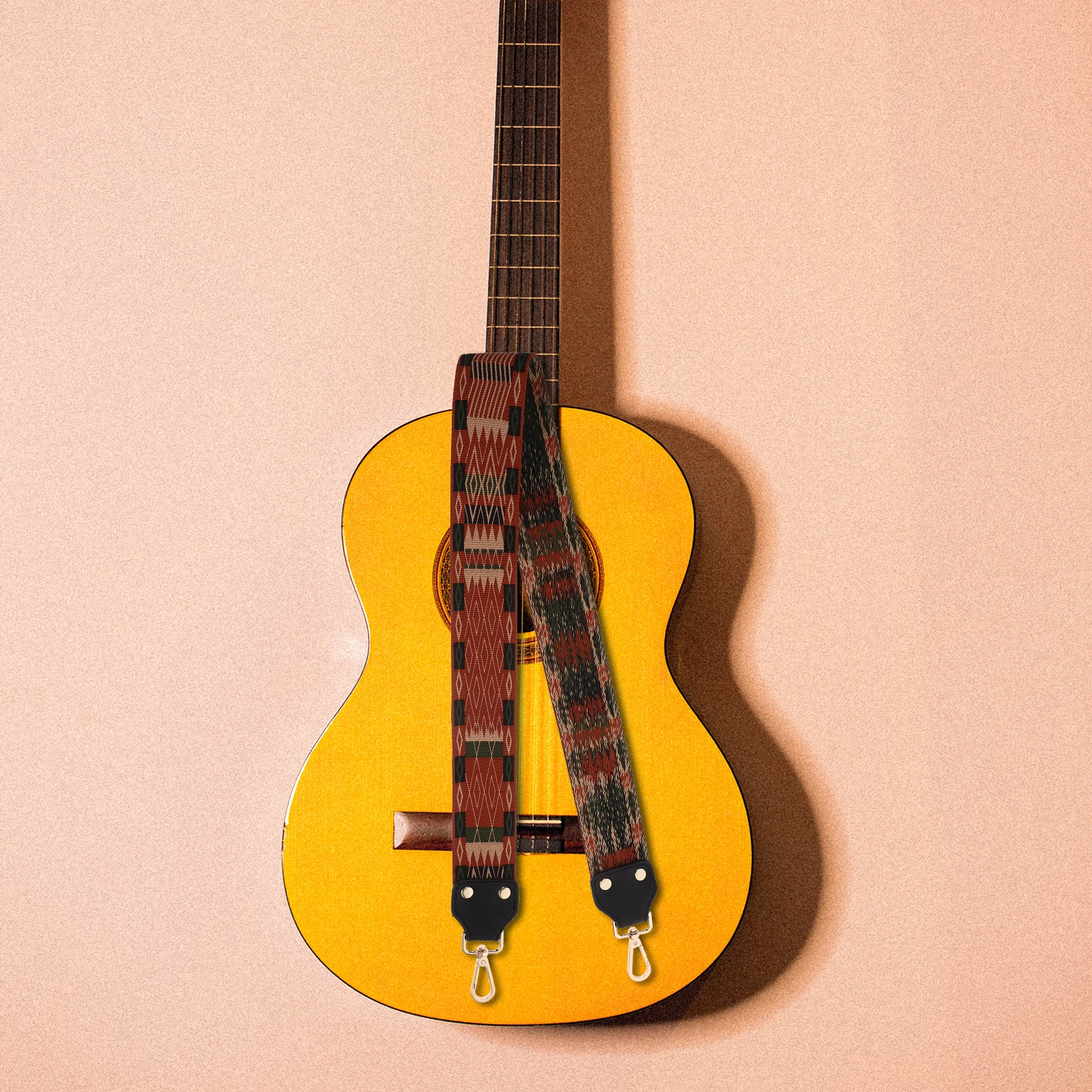 

Guitar Handbag Canvas Webbing Strap Musical Instrument Adjustable Shoulder Bag Acoustic Electric Bass Lightweight Durable