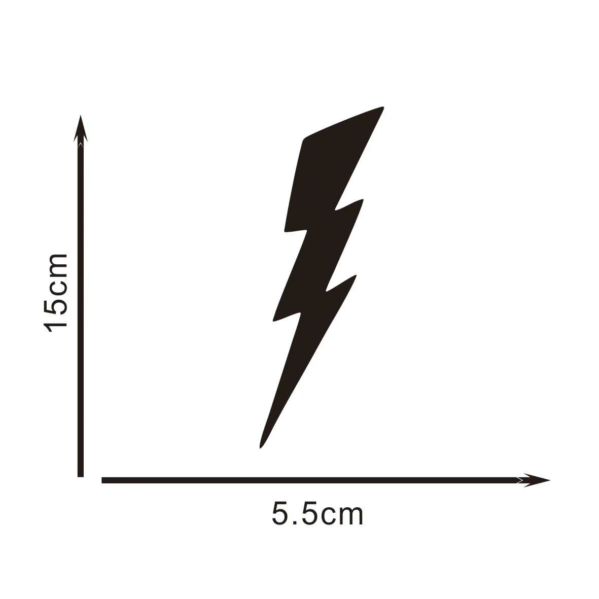 

Lightning Funny Vinyl Car Sticker Waterproof Car Decal Stickers on Car Truck Bumper Rear Window