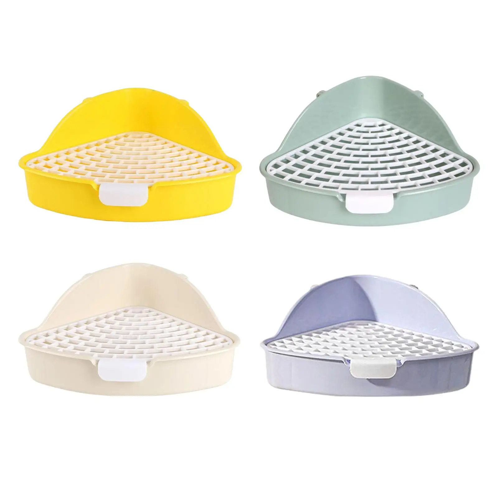 Potty Trainer Cage Accessories Cage Toilet Pet Pans Easy to Cleaning Pet Toilet for Other Animals Galesaur Bunny Chinchilla