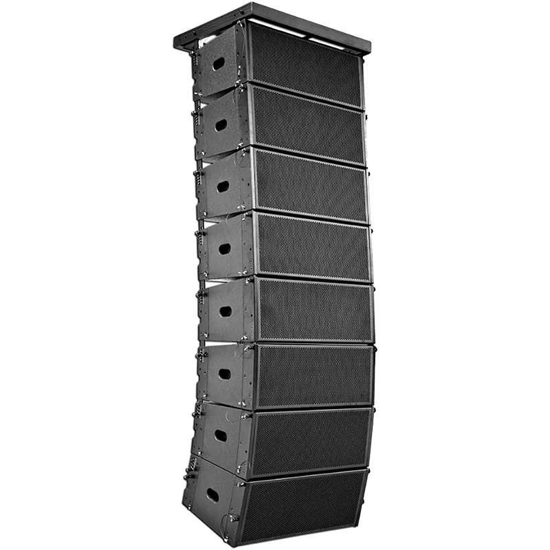 Dual 12-inch linear array audio, performance conference performance bar stage speakers, audio equipment