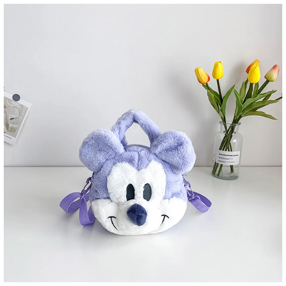 ميكي أفخم حقائب الكتف عروسة كارتون حقيبة Kawaii حقيبة كروسبودي المحمولة في الهواء الطلق حقائب الظهر هدية الكريسماس للبنين بنات