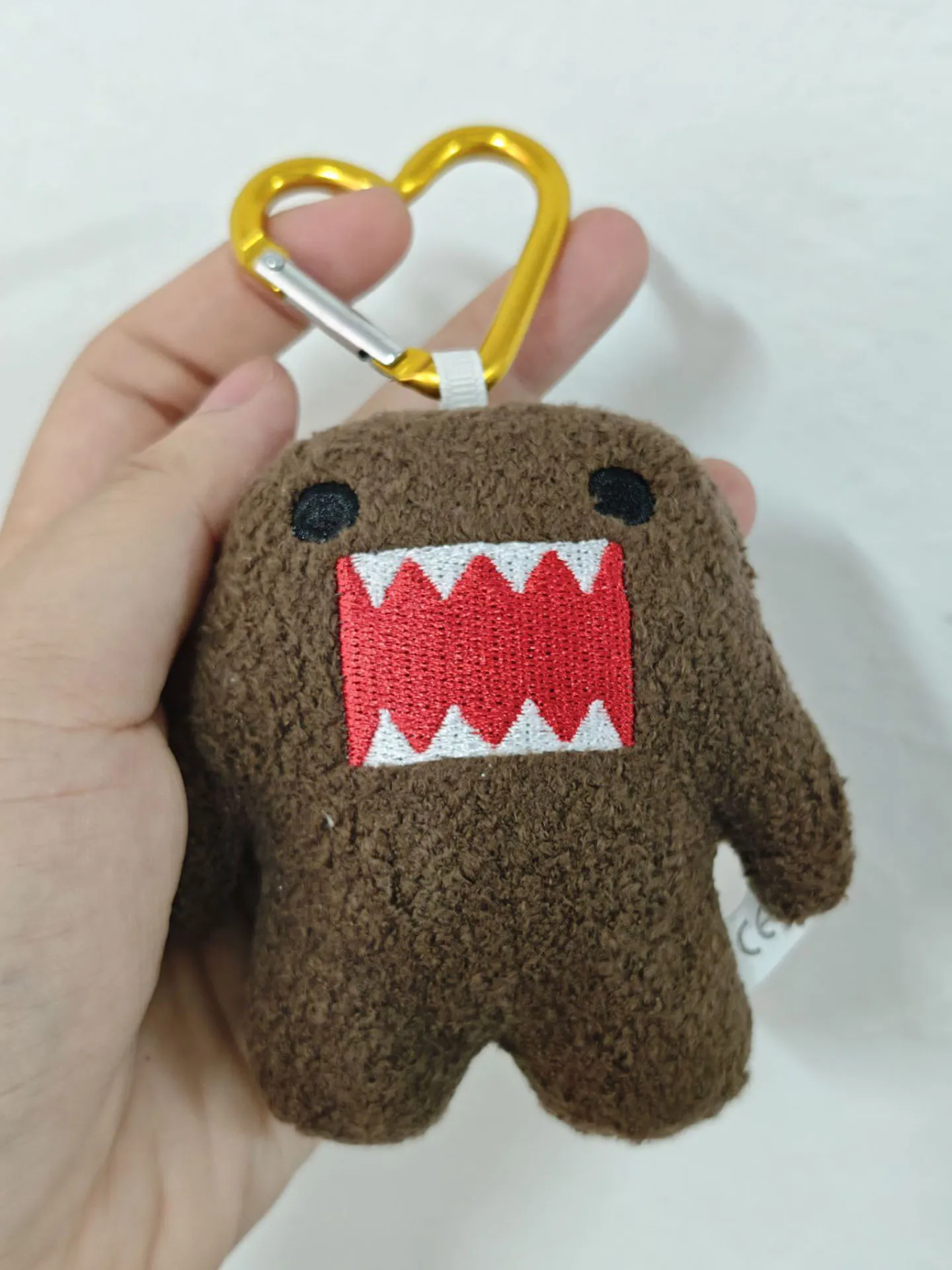 Leuke Domo Kun Mascotte Hart Clip Pluche Sleutelhanger Sleutelhanger Vrouwen Tas Sleutelhouder Hanger Kinderen Speelgoed Poppen Geschenken 9cm