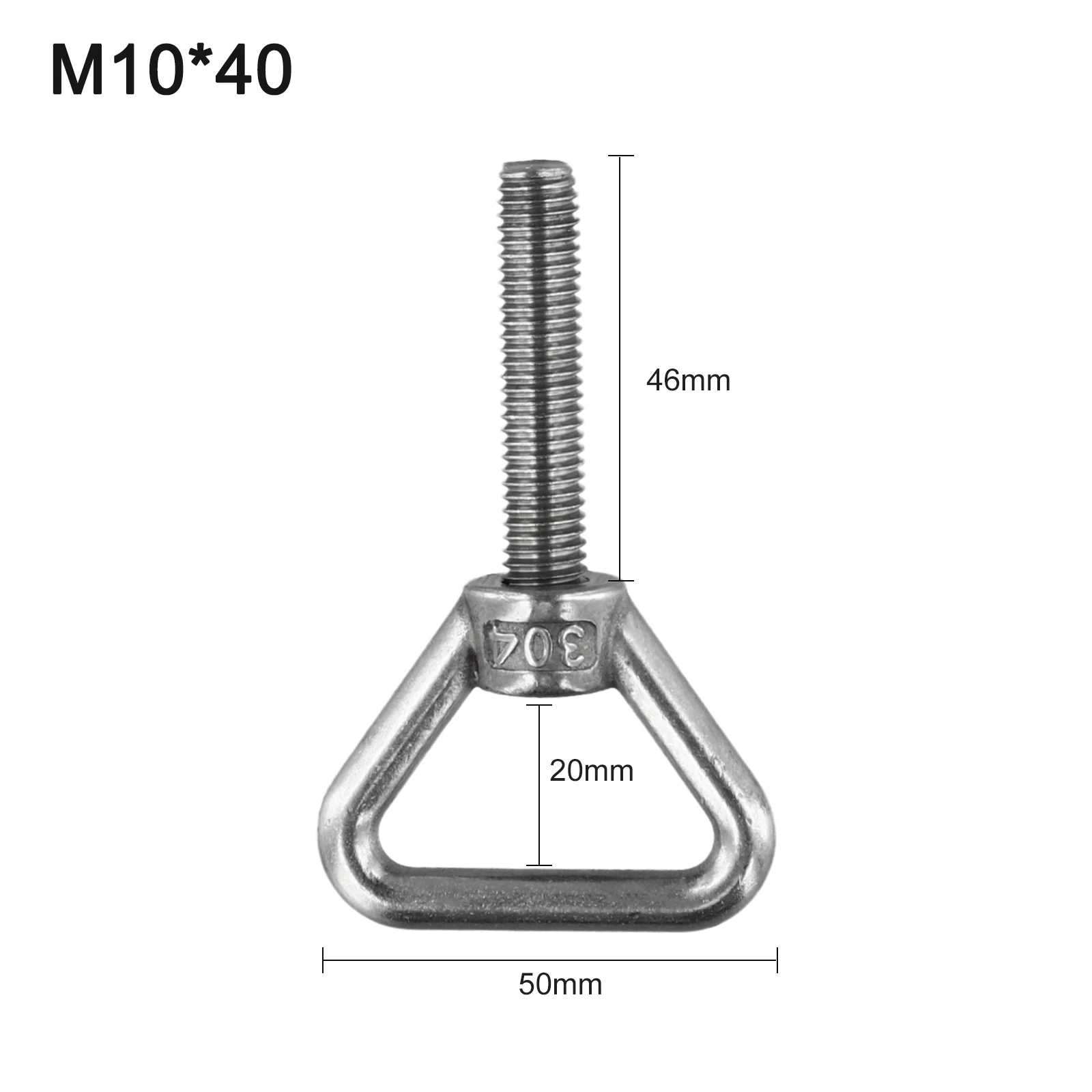 Triangle Eye Bolt Load Bearing Bolt Load Bearing Bolt Part Name Triangular Lifting Ring Screw Environmentally Friendly