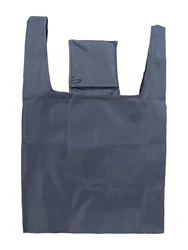 Solid color polyester waterproof shopping bag large capacity household folding Oxford cloth tote bag