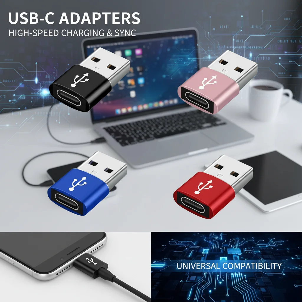 USB-C Male to Female Type-C OTG Laptop Adapter OTG Converter For MacBook USBC Connector
