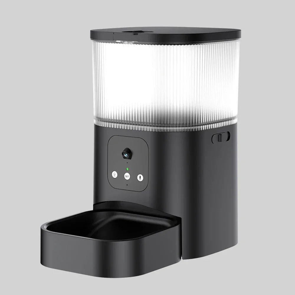 

A 3L 6L Video Camera Feeder Timing Smart Automatic Pet Feeder For Cats Dog WiFi Intelligent Dry Food Dispenser Voice Recorde