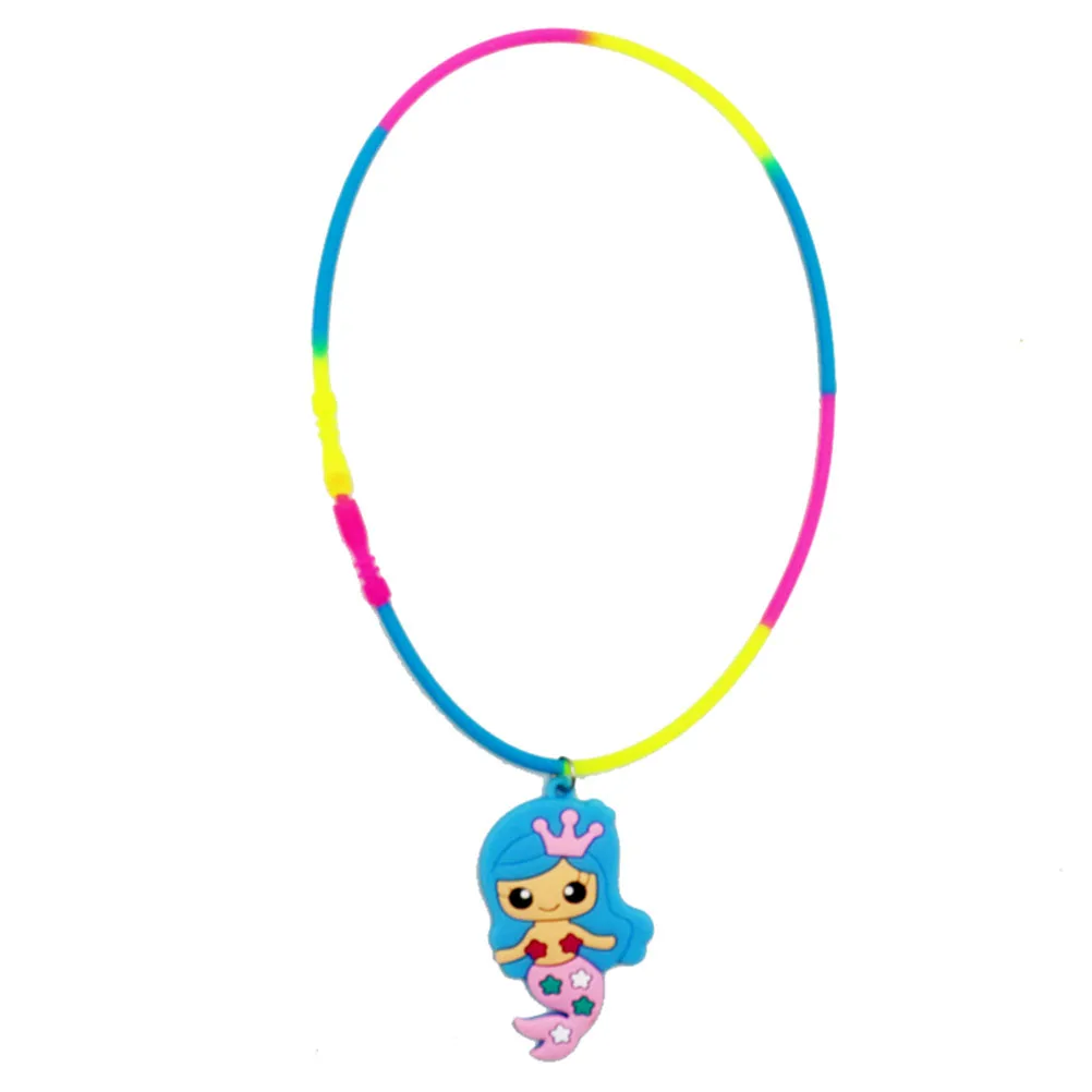 

6 Pcs Mermaid Necklace Party Favors Creative Kids Toys Supplies Gift Theme Children Gifts