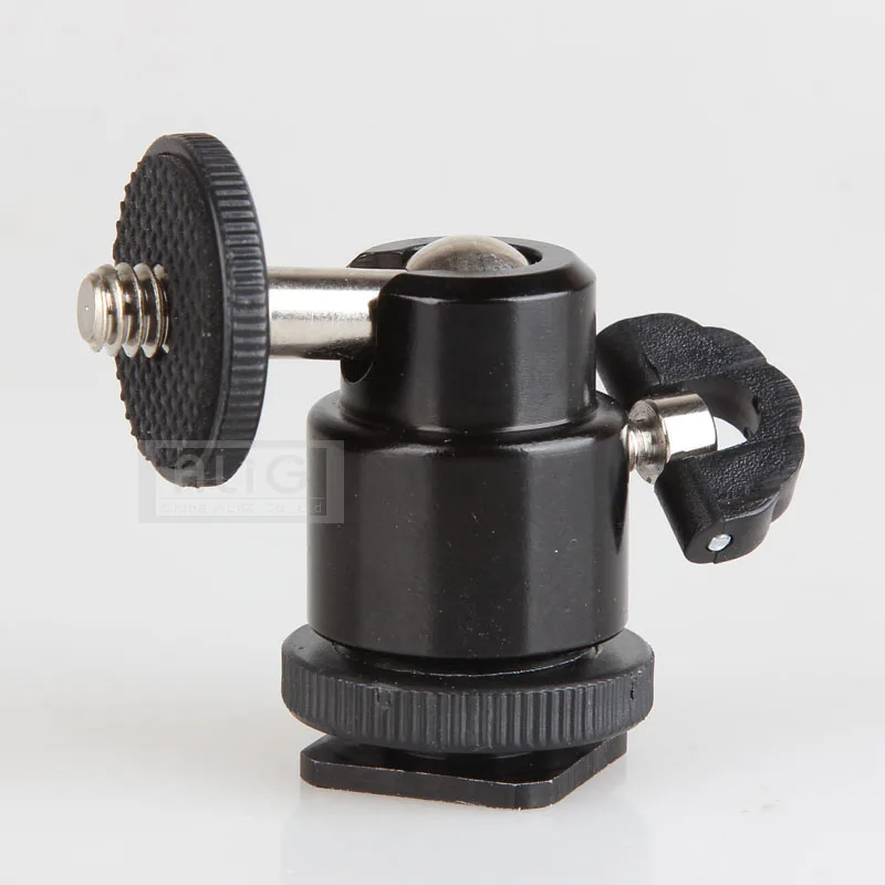 10 шт. мини металлическая шаровая Головка 1/4 винт к адаптеру горячего башмака аксессуары для штатива камеры