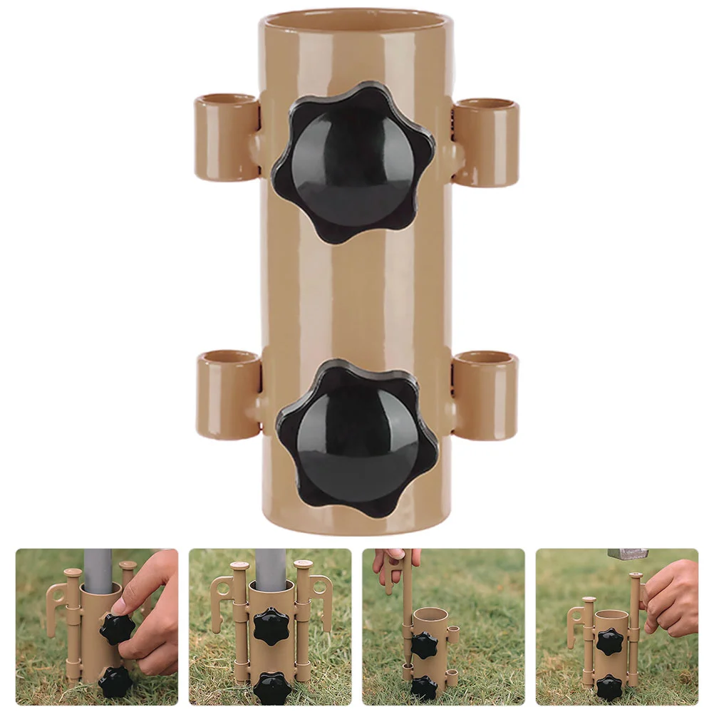 Outdoor Umbrella Clamp Holder, Canopy Pole Fixer, tendas, guarda-sol chão, cadeira portátil