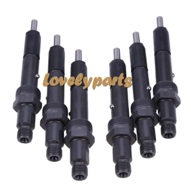 6PCS Fuel Injector for Perkins Engine 1106C-E60TA 2645F027 0432133788 0432133789