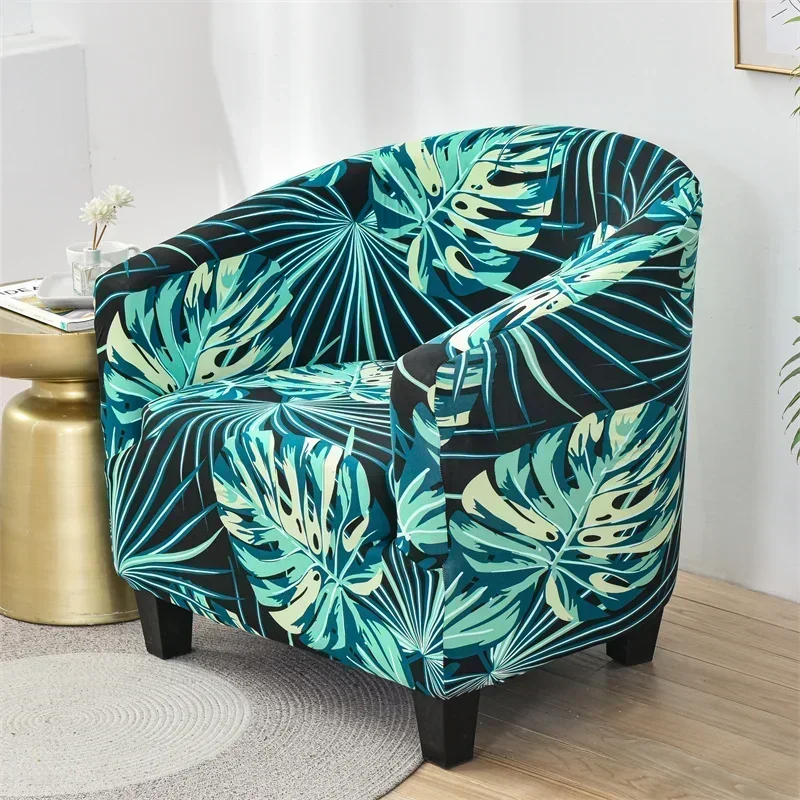 Elastic Geometric Sofa Cover Stretch Spandex Club Couch Slipcover for Living Room Coffee Bar Office Armchair Protector Covers