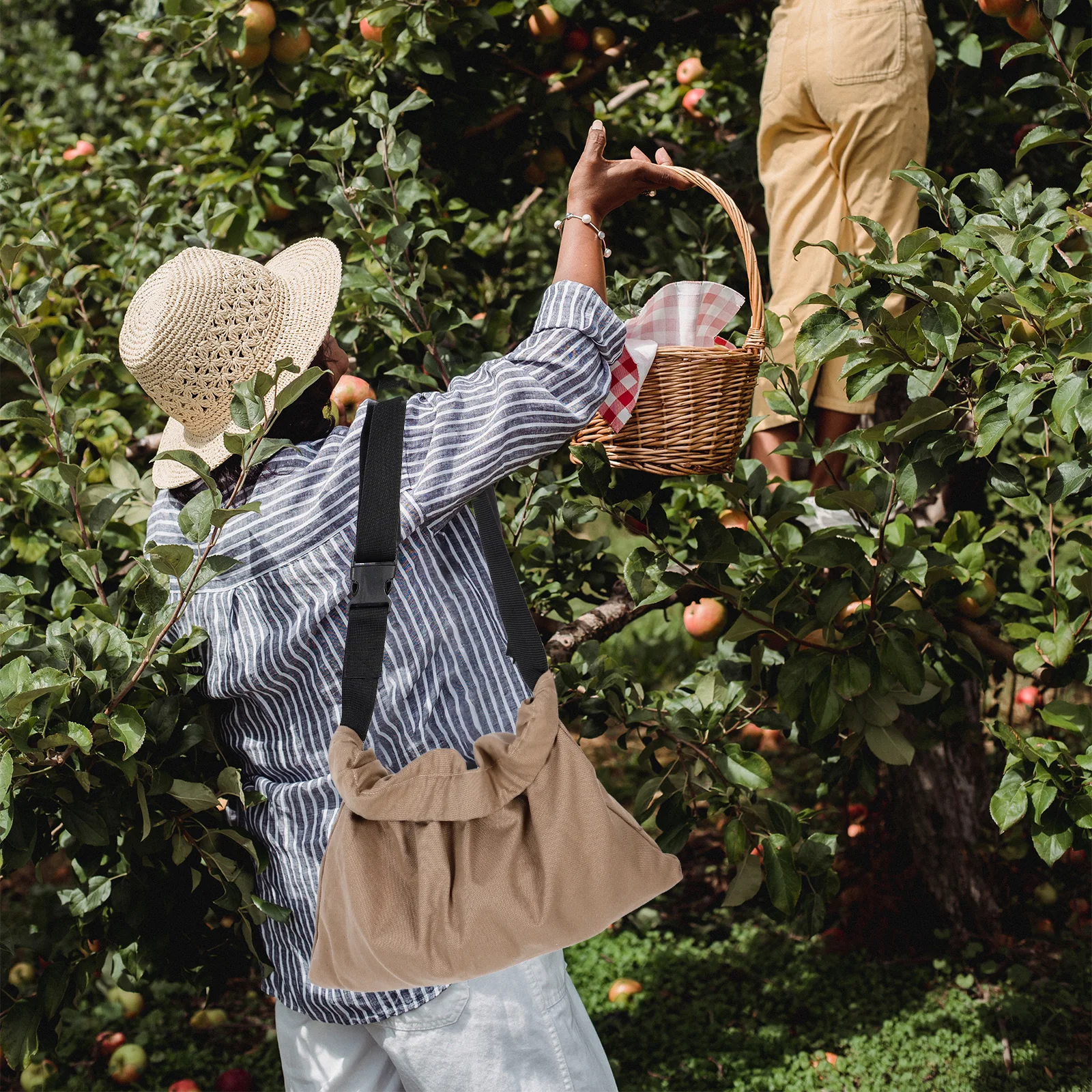 

Fruit Vegetable Picking Bag Garden Tool Mushroom Foraging Basket Large Capacity Durable Outdoor Farm Scene Vegetable Garden