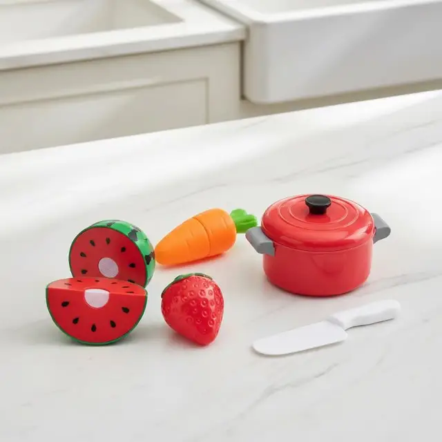 Cutting Play Food Toy Set Kitchen Pretend Play Fruit Vegetable Toy For Kids Educational Learning Food Toys Fun Toddlers Gifts 6 Cutting Play Food Toy Set Kitchen Pretend Play Fruit Vegetable Toy For Kids Educational Learning Food Toys Fun Toddlers Gifts 6