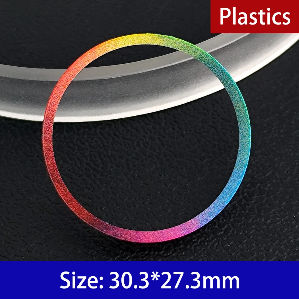 Mod Watch Hochwertiger Kapitelring Passend für NH35 NH36 Uhrengehäuse Ersatz für Kunststoff-/Kupfer-Innenring Größe 30,3*27,3mm Uhrenzubehör – Detail 2