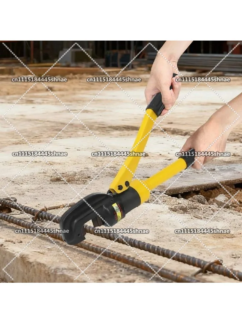 Hydraulic Rebar Cutter 8Ton SC-16 0.16-0.63in Cutting Range 12 Chrome Blade Portable with Toolbox for Construction