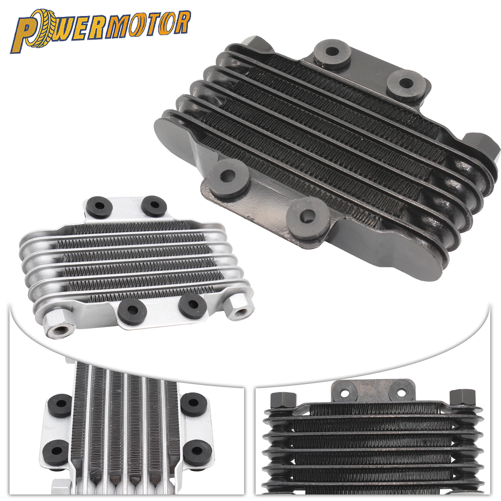 

M10 M12 Motorcycle Oil Cooler Kit for KTM Honda Kawasaki 150CC to 250CC Motocross Pit DirtBike ATV Quad Scooter Radiator Cooling