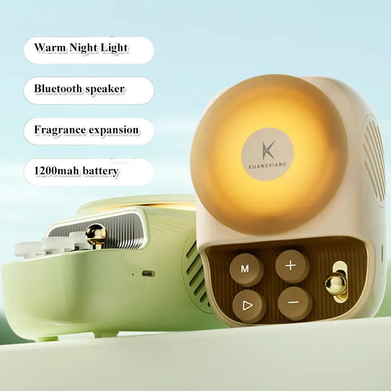 Bluetooth-динамик, машина для ароматерапии, ночник, вращающаяся запись, мини-аудиоплеер длительного действия, портативные ретро-динамики