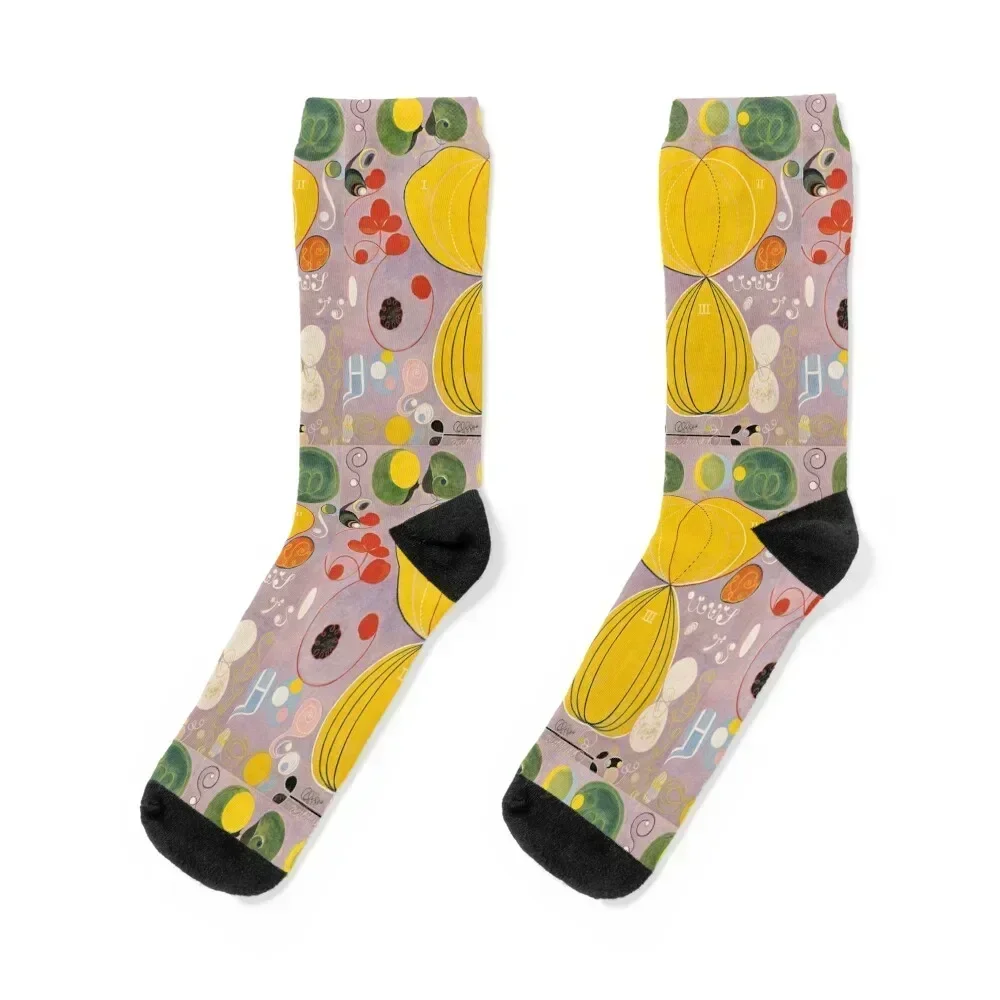 

Hilma af Klint - The Ten Largest, No. 07, Adulthood - Mannaldern, Group IV - 1907 Socks winter thermal snow Women's Socks Men's