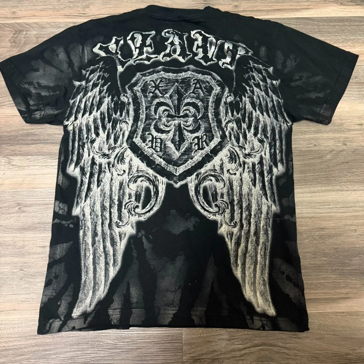 2025 Limited Rare Y2K Black Xzavier with Rhinestone Shirt