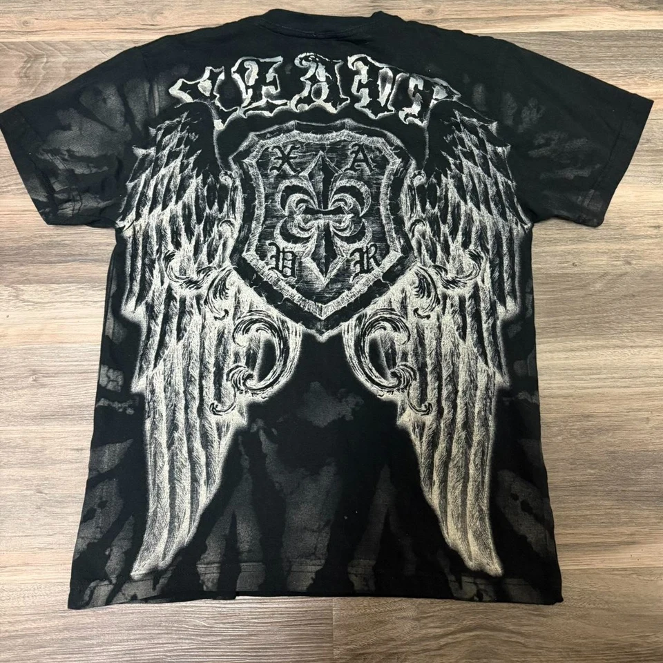 2025 Limited Rare Y2K Black Xzavier with Rhinestone Shirt
