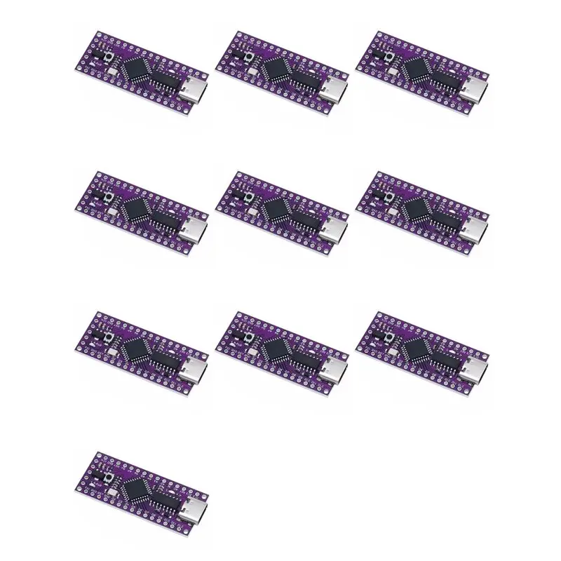 10X LGT8F328P Minievb Nano V3.0 Development Board Compatible With For Arduino Featuring CH9340C HT42B534 TYPE-C