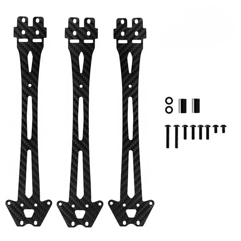 Carbon Fiber Second Floor Board Plate for Tamiya TT01 TT-01 1/10 RC Car Upgrade Parts Accessories