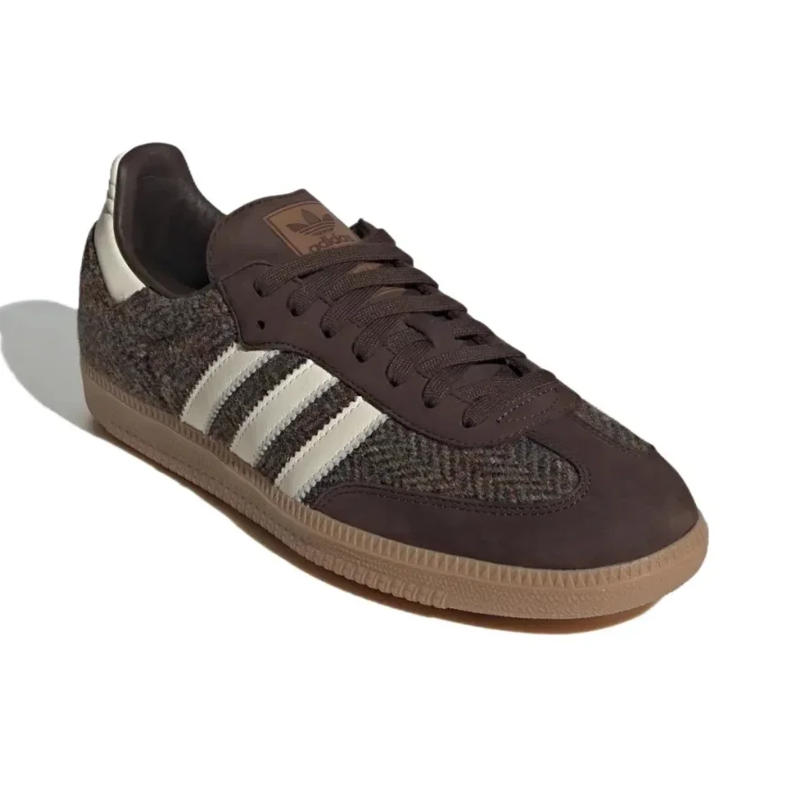 Adidas marrom cor combinando samba og masculino e feminino confortável moda baixa superior sapatos antiderrapante resistente ao desgaste