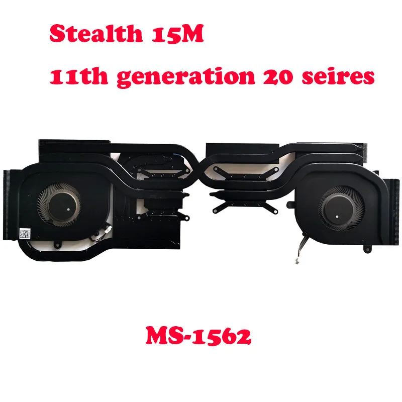 

Laptop CPU GPU FAN&Heatsink For MSI Stealth 15M A11SD A11SDK A11SEK A11UE A11UEK A11UEKV B12U B12UE DC 5V 1A 4PIN MS-15B1 New