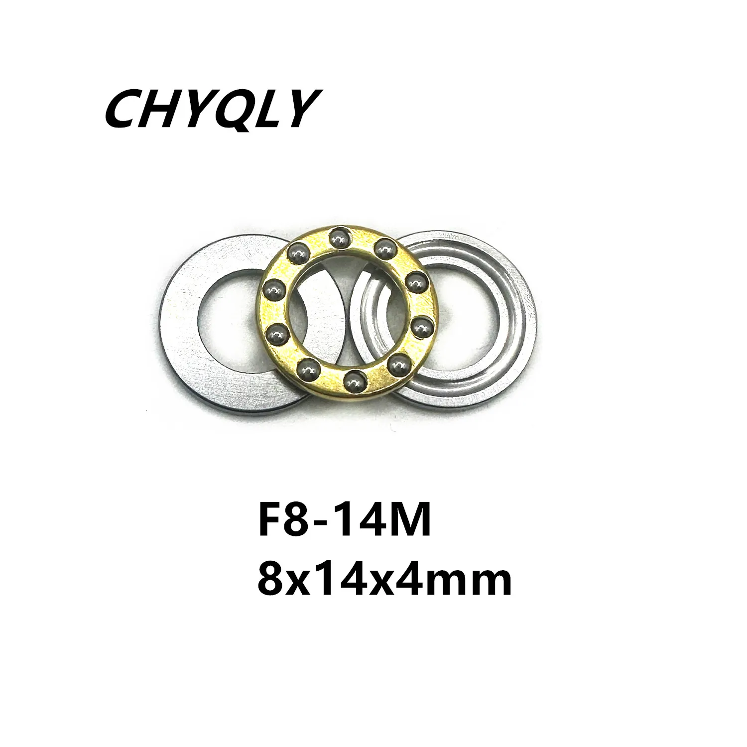 10Pcs F8-14M Axial Ball Thrust Bearing 8x14x4 Mm Plane Thrust High Quality for Industrial Applications