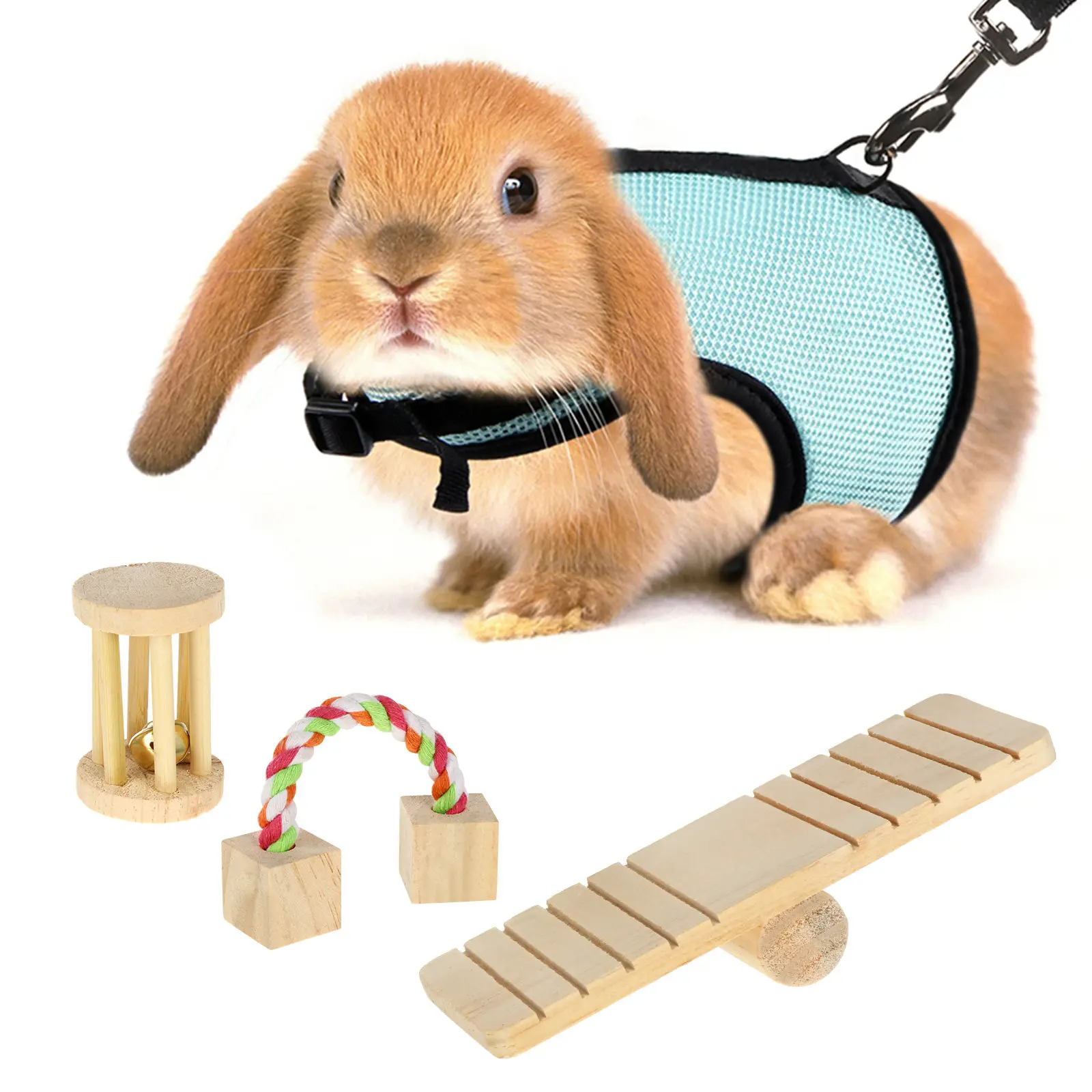 

10Pcs Wooden Chew for Hamster Chinchilla Hedgehog Rabbit Small Pets Grinding Molar Plaything Hamster Wood Toy Pet Chew Toy