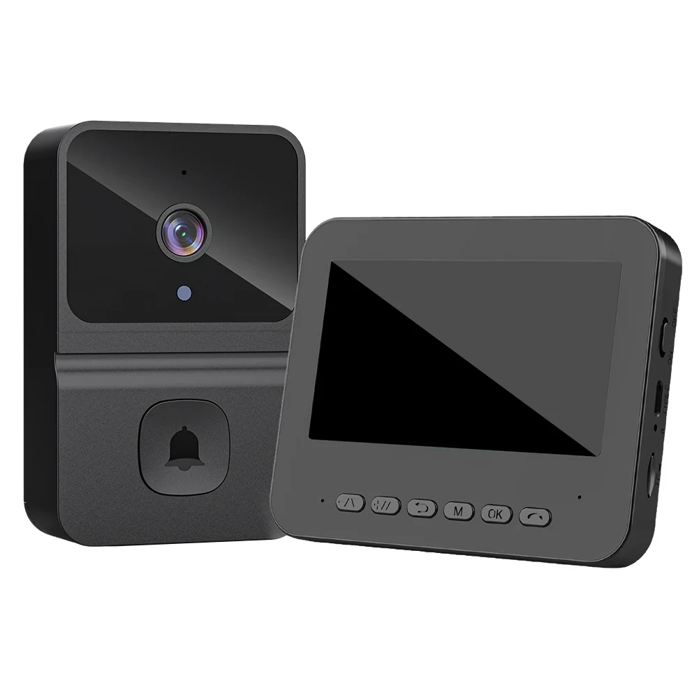 2.4G Wi-Fi デュアル通信ドアベル 2 ウェイオーディオ HD ビデオドアベルインテリジェントビデオインターホンドアベル家庭用監視