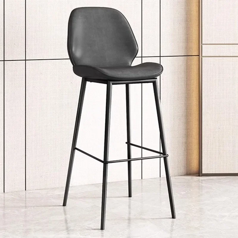 

High Kitchen Stools Bar Chair Designer Metal Chair Modern Design Home Leather Stool Chaise Antique Counter Furniture Cadeiras