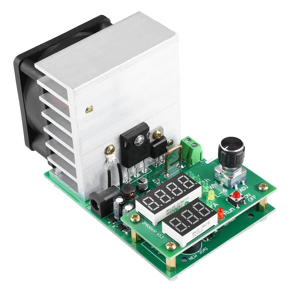 Imagem -04 - Carga Eletrônica Atual Constante Display Lcd Bateria de Descarga Testador do Medidor de Capacidade Módulo Monitor 110w 60w 30v 0-9.99a