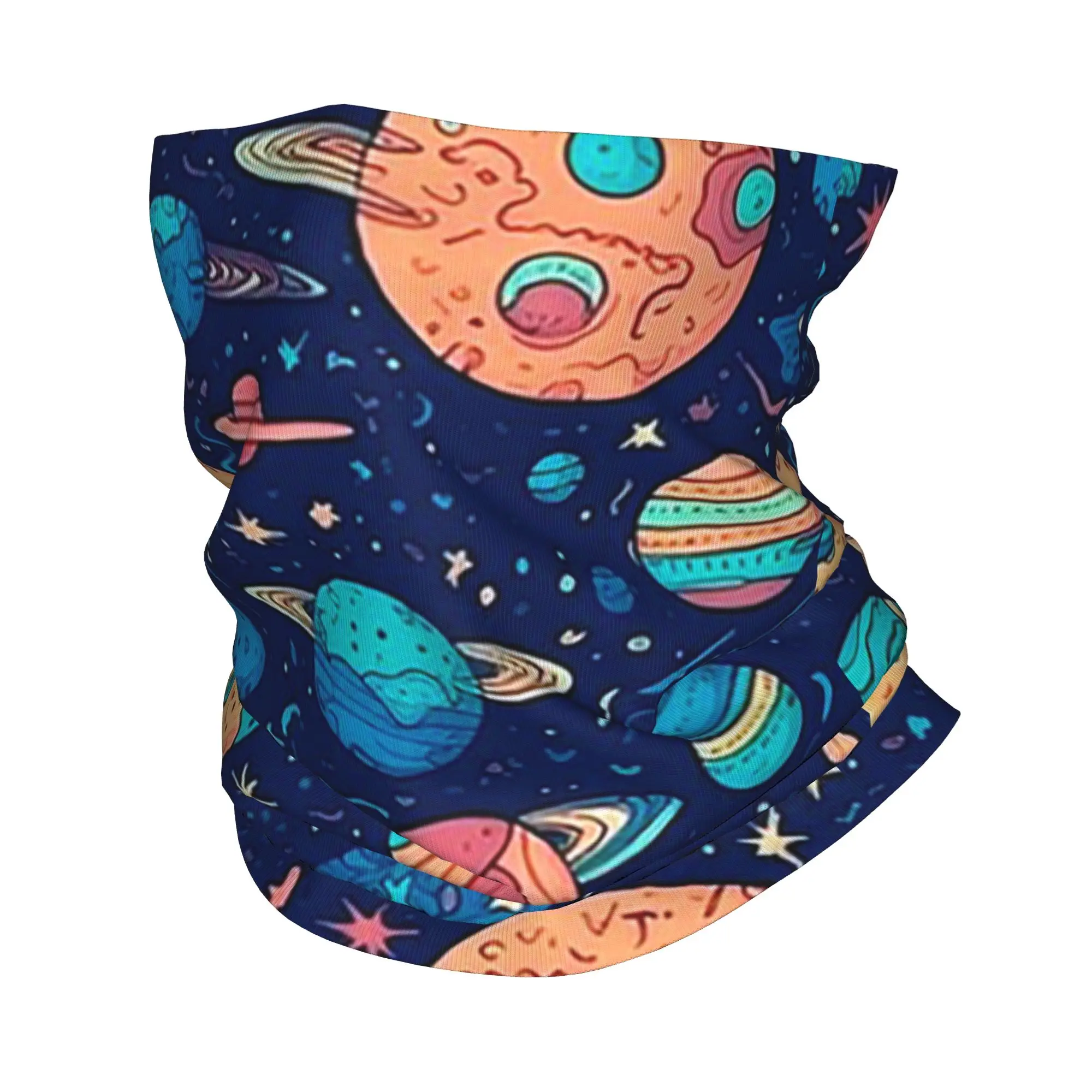

Cosmic Celestial Rhapsody Bandana Neck Gaiter Printed Wrap Scarf Multi-use Face Mask Cycling For Men Women Adult