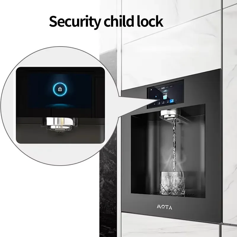 

Hot Selling Smart Stainless Steel Wall-Mounted Built-in Water Dispenser for Home-RO Filtration Ice Water & Hot Coffee Maker
