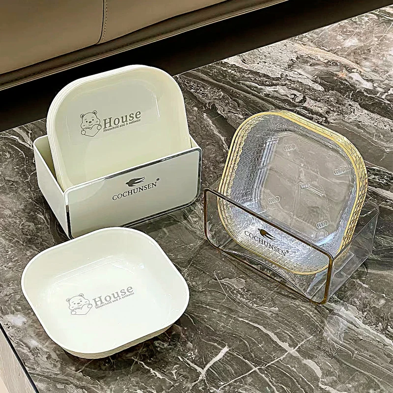 

Luxury Home Use Plastic Bone Di Fruit Sna Small Plate Food ade High Temperature Resistant New Model Cartoon Anime Design