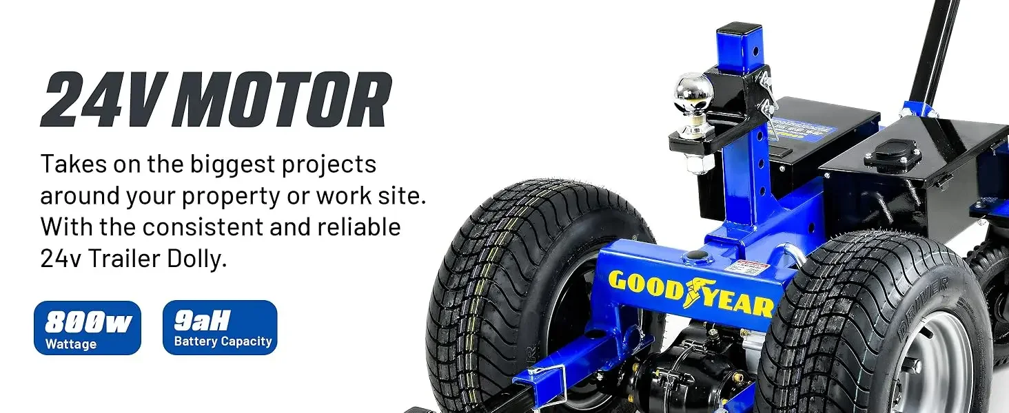 GUO121 B0D1GPS7QF 7500 lbs Electric Dolly