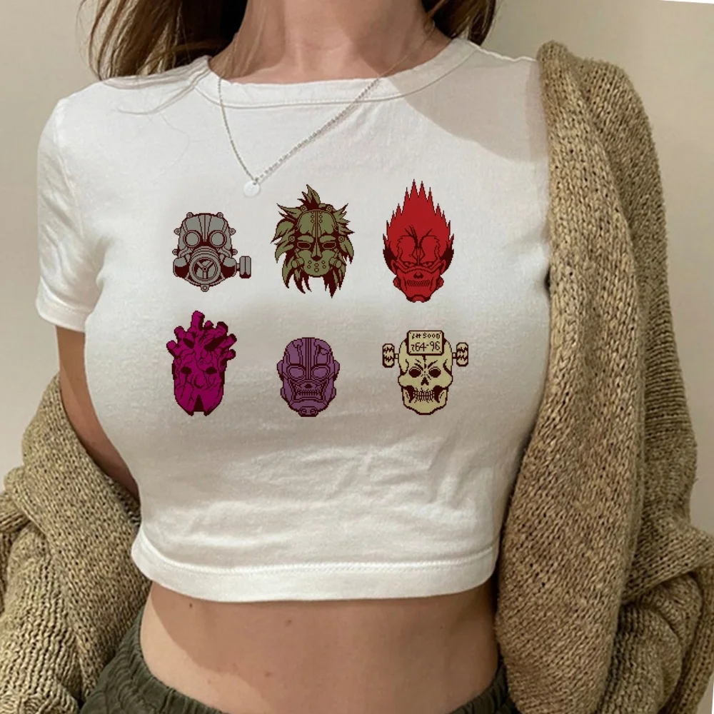 Dorohedoro crop top teen japan kawaii grunge dollette korean fashion tshirt y2k emo korean fashion streetwear anime