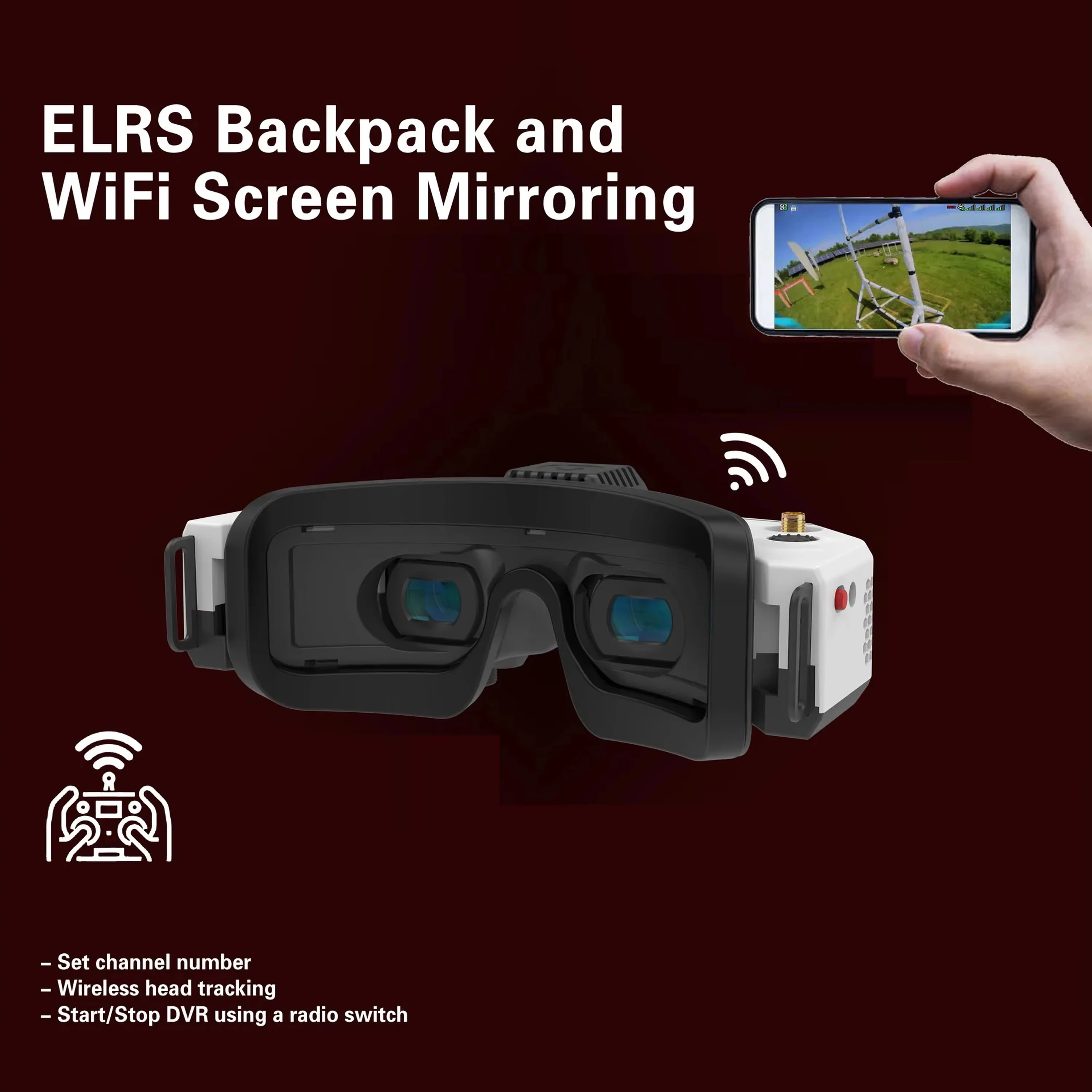 1080P Low Latency HDZero Goggl - Hdzero Goggles Fpv Digital Hd ulasan dan harga